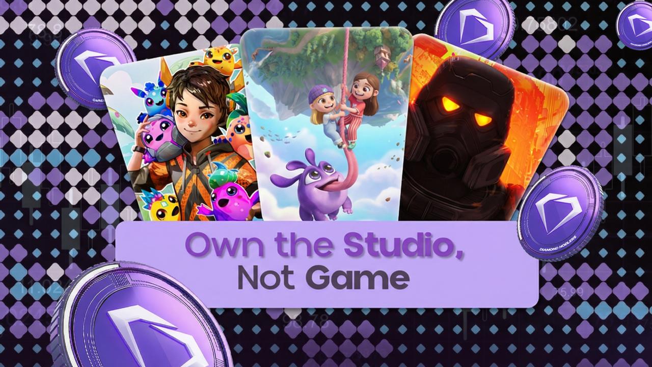 Own the studio token, not a single game token. $QORPO