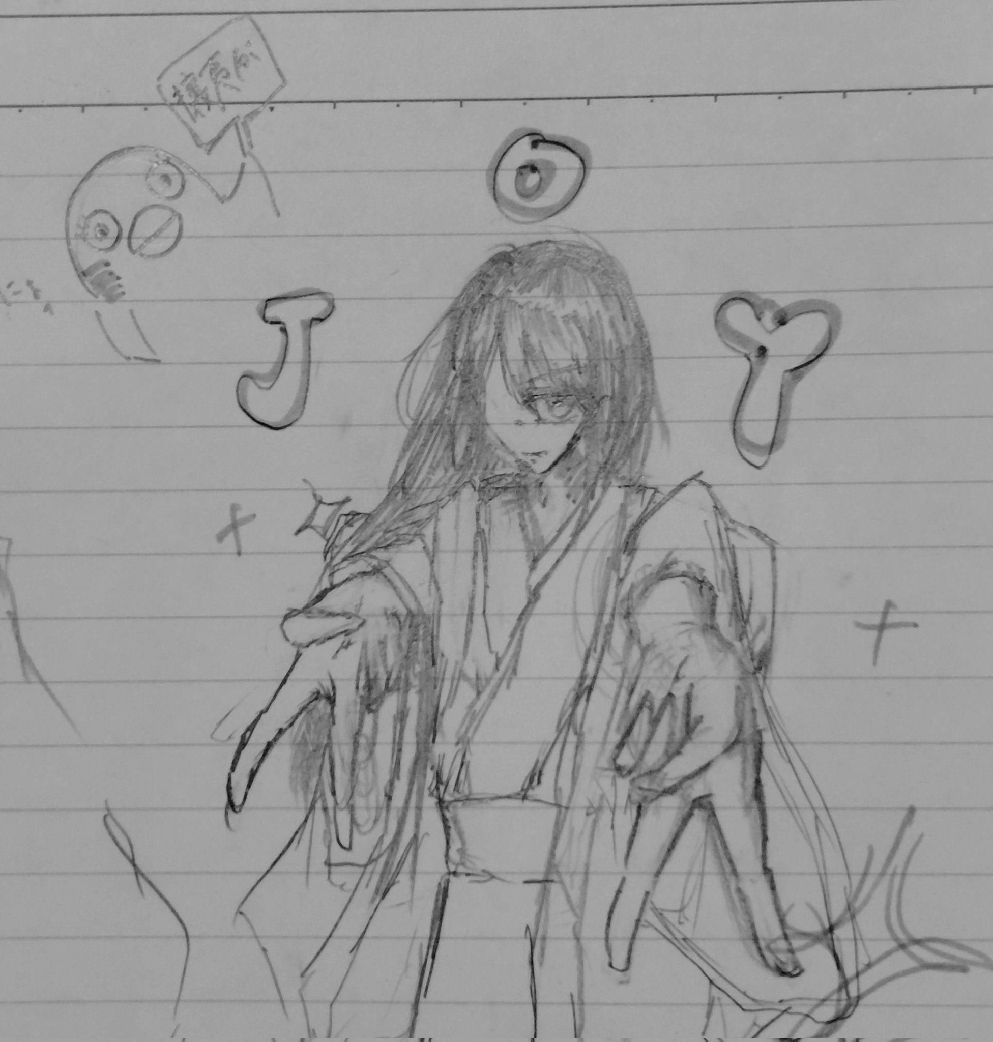 ヅラを描きなれた頃に描き直したい。絶対ギャルピースさせてやる。