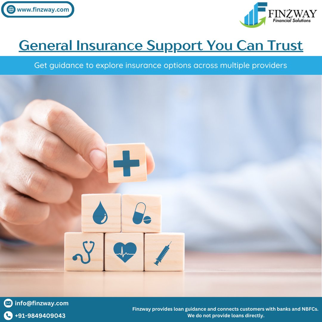 General Insurance services offered by Finzway Financial Solutions - www.finzway.com

Find general insurance solutions from various insurers with Finzway’s assistance and informed guidance.

Visit our General Insurance Page: bit.ly/3sBM1Y1

Contact Us:
www.finzway.com
Call: 098494 09043
raju.bandari@finzway.com
info@finzway.com

#generalinsurance #insurancepolicy #InsuranceBenefits #insuranceagent #lifeinsurance #healthinsurance #vehicleinsurance #insuranceagency #insuranceclaims #InsuranceClaimHelp #Telangana 