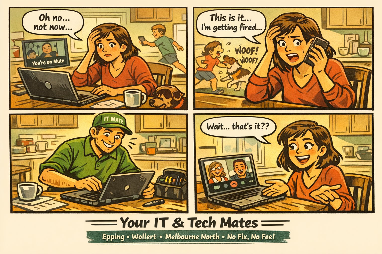 Laptop repair in Epping Melbourne by Your IT & Tech Mates same day service at home