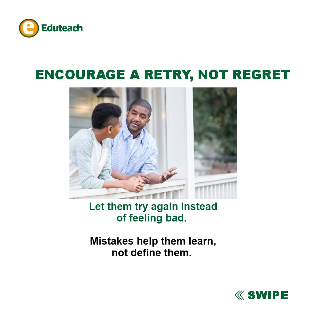 Mistakes are part of learning - not the end of it.
With patience, guidance, and the chance to try again, children build confidence and improve faster.

Support matters.

🌐 www.eduteachng.com
📞 07036701858

#LearningSupport #GrowthMindset #AcademicSupport #ParentsInLagos