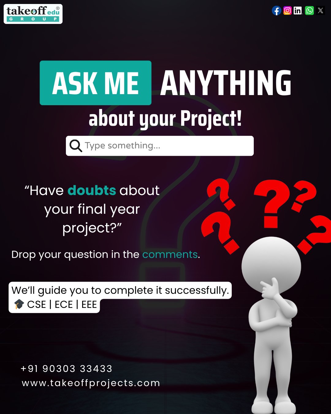 Final year project doubts support for CSE ECE EEE students