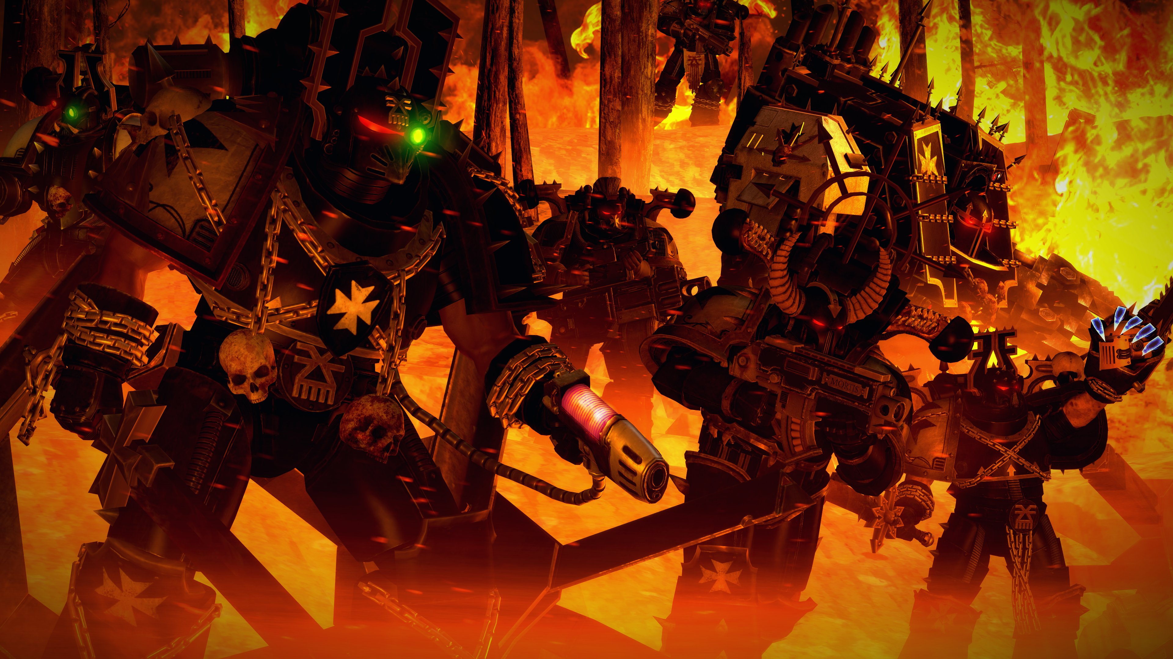 Shortly before the 13th Black Crusade, Marshal Veriticus and his Crusade fleet would receive and acknowledge the order to start the Journey for Cadia from High Marshal Helbrecht. 

They never arrived.


Exactly 8 years after their disappearance, a warband emerged from the warp, raiding and pillaging worlds conquered by Marshal Veriticus' crusade fleet.

when Black Templars Retribution ships arrived, all they would find were dead worlds and Vox echoes... all exclaiming the title of 

"The Forsaken Crusaders"