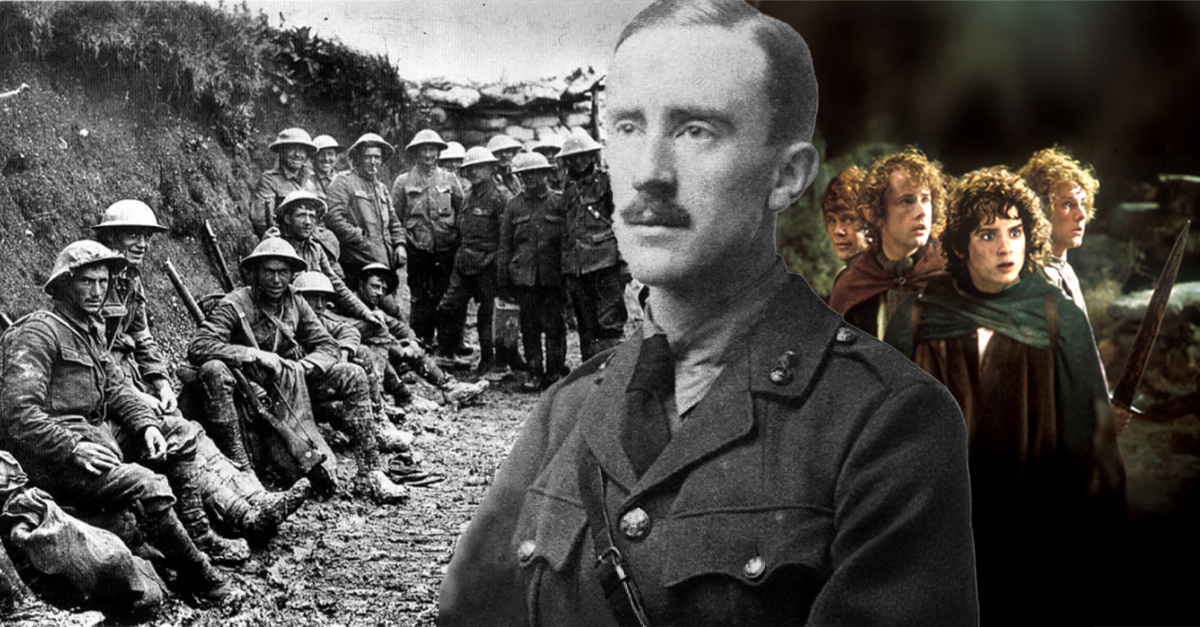 J R R Tolkein - WWI veteran and author of Lord of The Rings