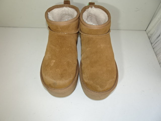 ugg厚底ブーツに海水のシミがついた