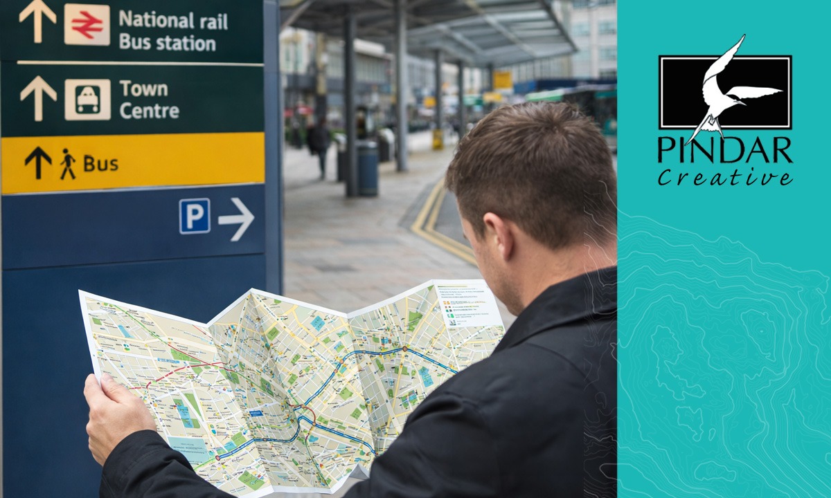 Journeys are shaped by small decisions.
Good mapping helps people choose the right direction quickly and confidently.
Discover more at https://www.pindarcreative.co.uk.
#Cartography #Wayfinding #PublicTransport #Mapping