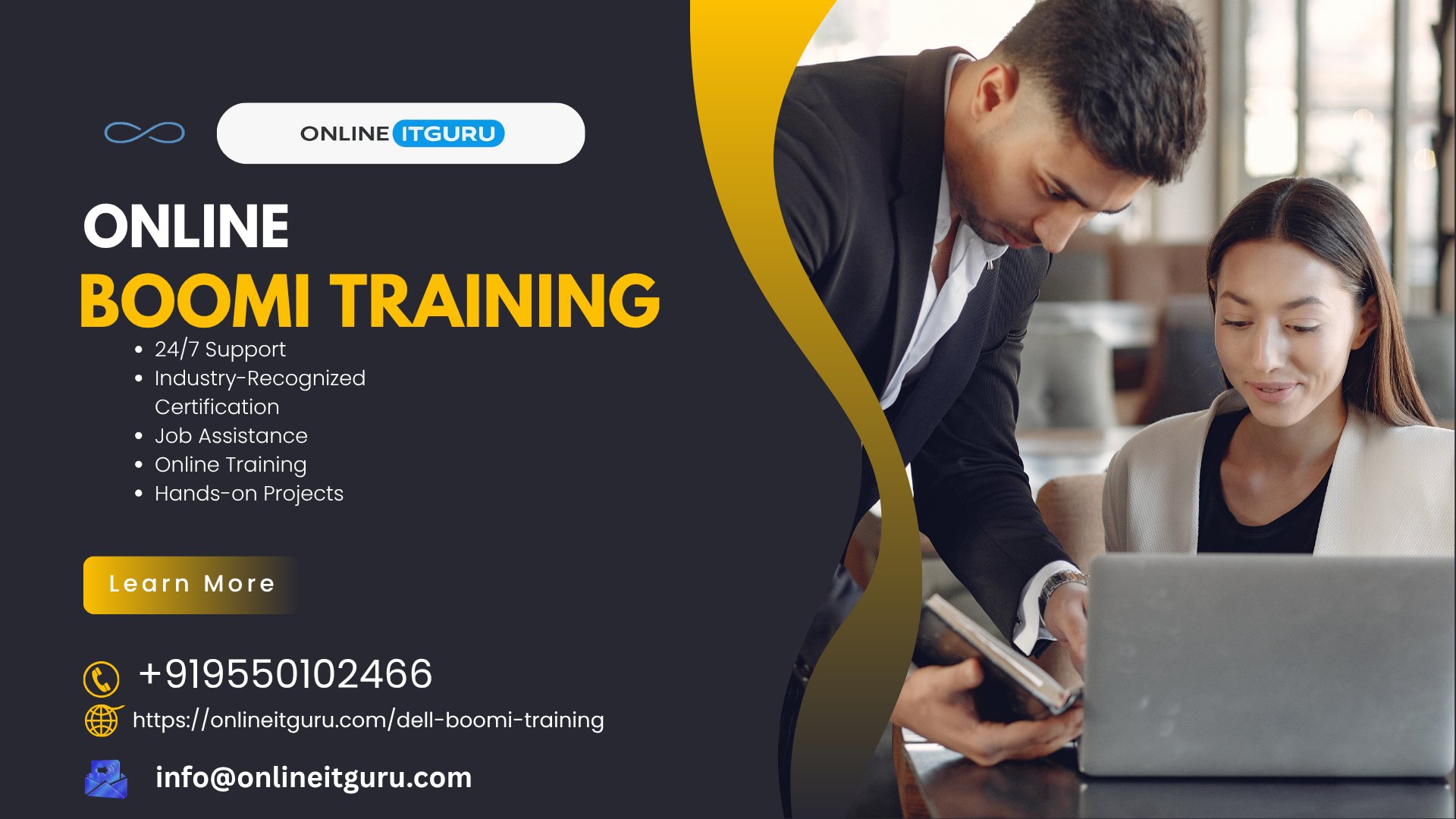 Boomi Training is designed to help professionals master cloud integration and automation using a leading iPaaS platform. This course covers essential topics such as building integration processes, data mapping, API management, and deployment strategies. Learners gain hands-on experience working on real-world projects, enabling them to connect cloud and on-premise applications seamlessly. The training also focuses on workflow automation, error handling, and performance optimization to ensure efficient data flow across systems. Ideal for IT professionals, developers, and integration specialists, Boomi Training provides practical knowledge and industry-relevant skills. By completing this course, you can enhance your ability to design scalable integration solutions, streamline business processes, and advance your career in cloud technologies and enterprise integration.
https://onlineitguru.com/dell-boomi-training