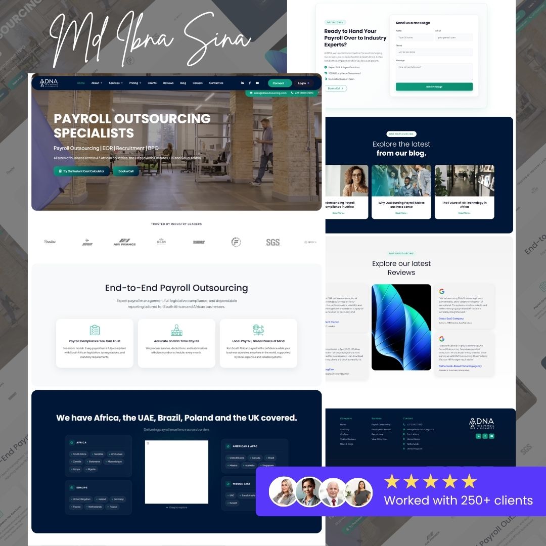 🚀 𝗖𝗮𝘀𝗲 𝗦𝘁𝘂𝗱𝘆: 𝗣𝗮𝘆𝗿𝗼𝗹𝗹 𝗢𝘂𝘁𝘀𝗼𝘂𝗿𝗰𝗶𝗻𝗴 𝗪𝗲𝗯𝘀𝗶𝘁𝗲 𝗗𝗲𝘀𝗶𝗴𝗻

I recently designed and developed a modern, high-converting payroll outsourcing website for a global service provider.

🔹 𝗖𝗹𝗶𝗲𝗻𝘁 𝗚𝗼𝗮𝗹:
Create a clean, professional website that builds trust and converts visitors into leads.

🔹 𝗪𝗵𝗮𝘁 𝗜 𝗗𝗲𝗹𝗶𝘃𝗲𝗿𝗲𝗱:

✔️ Modern & responsive design
✔️ Clear service structure (Payroll, EOR, Recruitment)
✔️ Conversion-focused layout (CTA, contact form, trust badges)
✔️ Fast-loading and SEO-friendly website

🔹 𝗥𝗲𝘀𝘂𝗹𝘁:
The client now has a strong online presence that communicates credibility and attracts international clients 🌍

💬 Need a similar website for your business?
Feel free to DM me anytime!

🔗 Gig Link: https://www.fiverr.com/s/WERroPR

#webdesign #wordpressdeveloper #uiuxdesign #freelancer #digitalmarketing