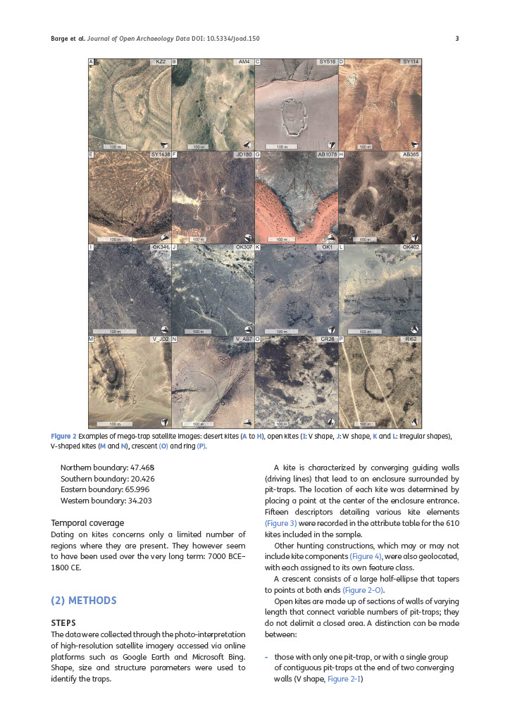 Alt Text: [MLTN Standard: High Confidence] Satellitenbild der neolithischen Wüsten-Drachen (Barge 2024). Die 17 km langen Mauerketten und komplexe Morphologie bestätigen standardisierte Ingenieurinfrastruktur und Fernlogistik, die von einem sesshaften Verwaltungszentrum in #Portasar verwaltet wurde.