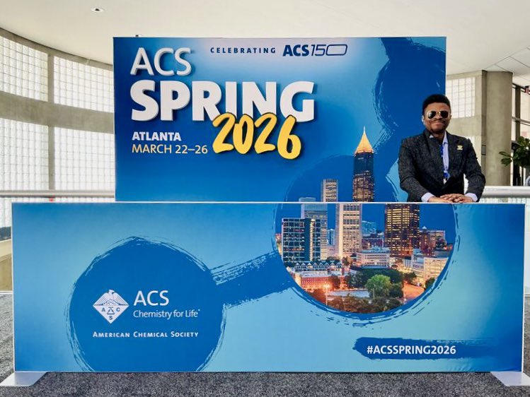 Oseni Kadiri at the ACS Spring Meeting