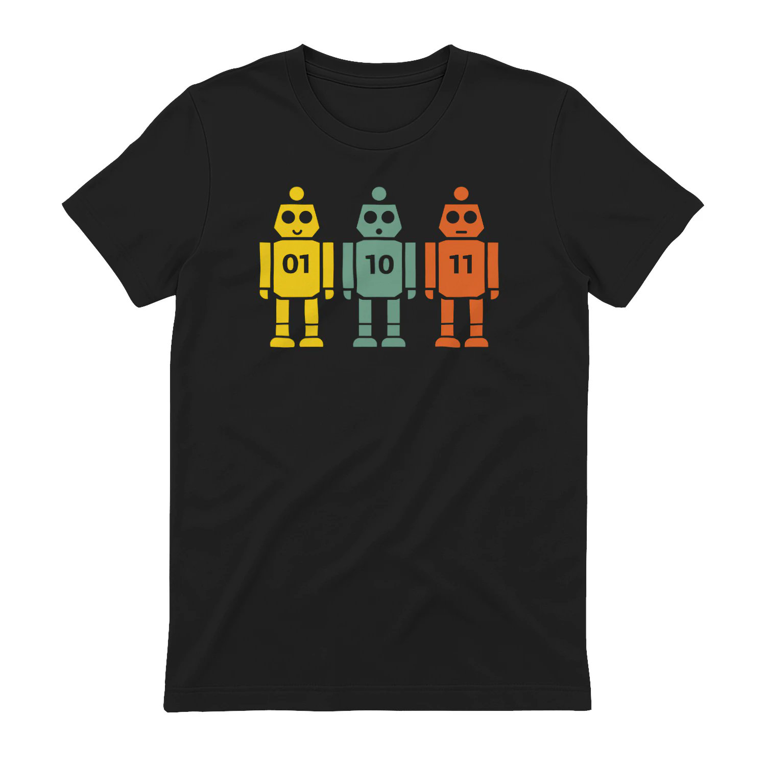 01 10 11 Robot T-Shirt