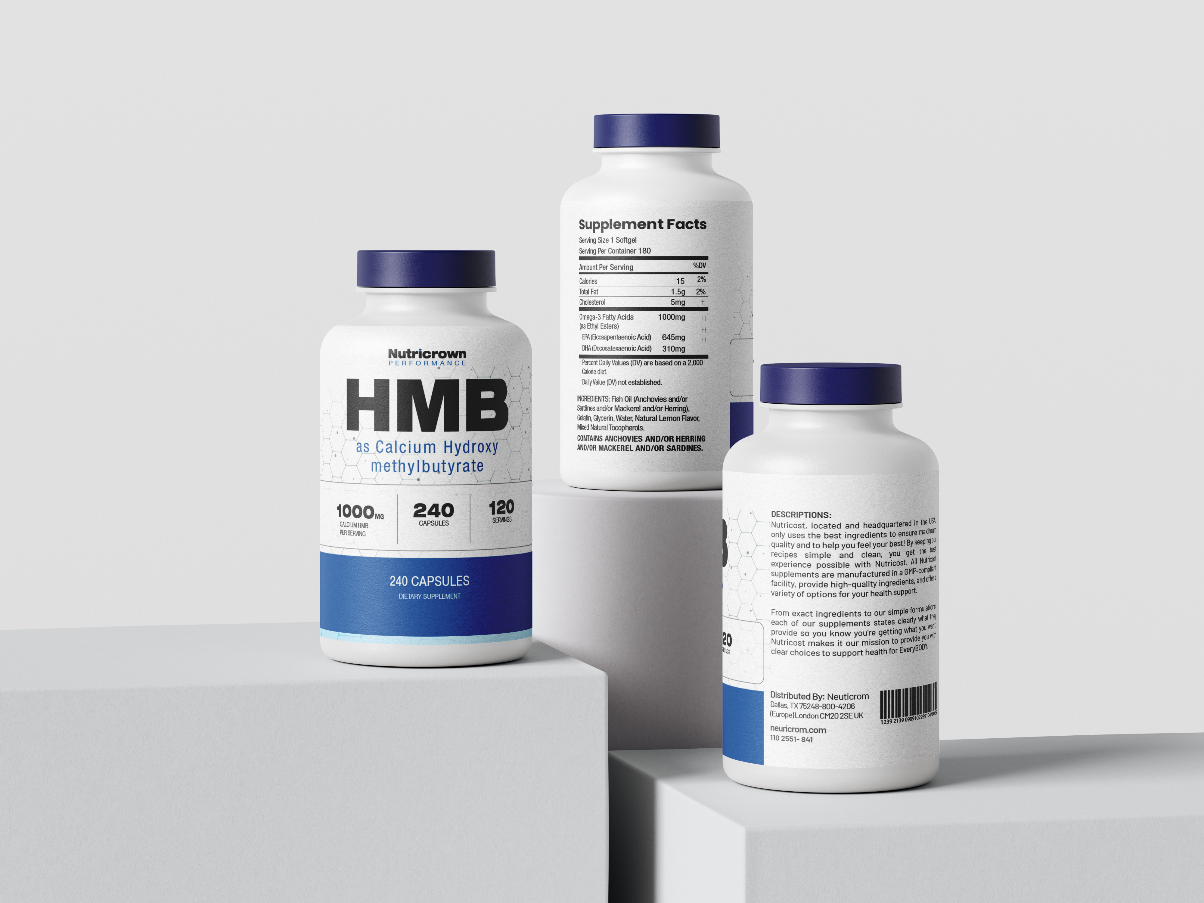 In the competitive Supplement niche, your listing has less than 2 seconds to grab a customer's eye. Does it look premium enough to justify your price?
I recently designed this HMB & Omega-3 suite with a focus on:
✅ Clinical Trust: A clean, professional layout that screams quality.
✅ Visual Impact: High-contrast typography for instant readability on mobile.
✅ Photorealistic 3D Renders: Ready for Amazon A+ Content—no expensive photography needed!
A professional look builds TRUST. Trust drives SALES. 🚀
