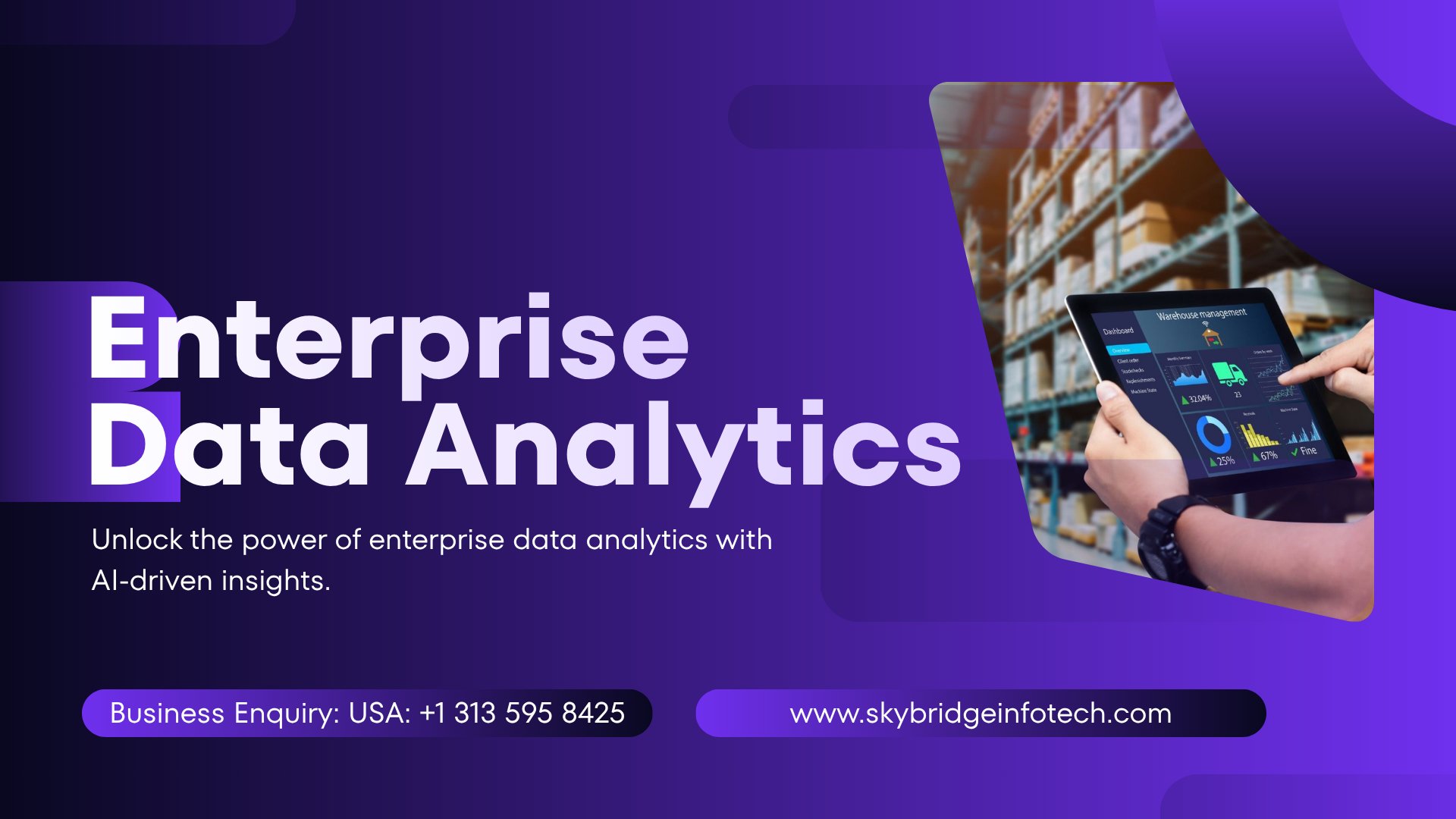 End-to-End AI Enterprise Data Analytics Services for Modern Enterprises - Skybridge Infotech