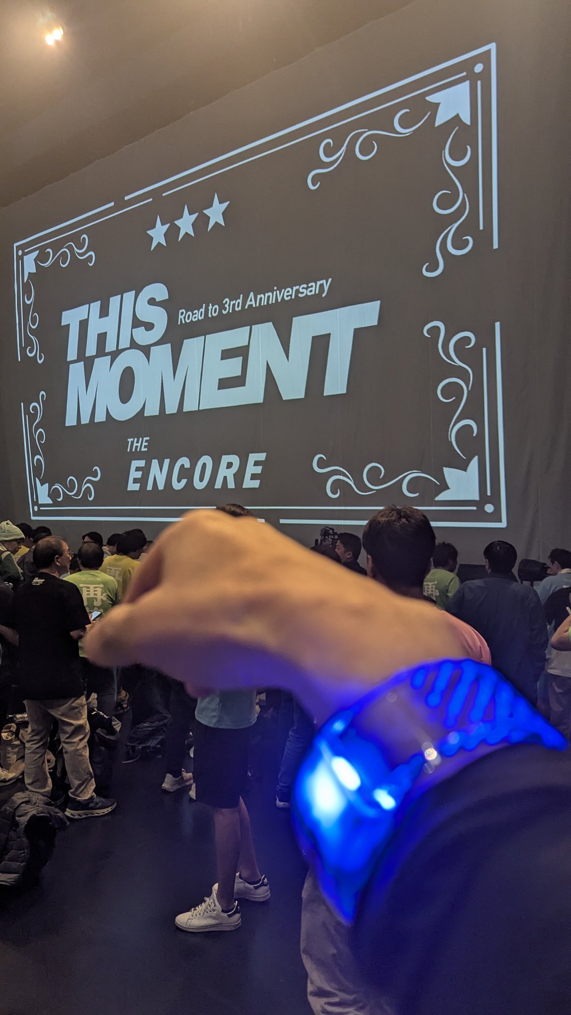 2列目の柵上手〜近くで良きよ