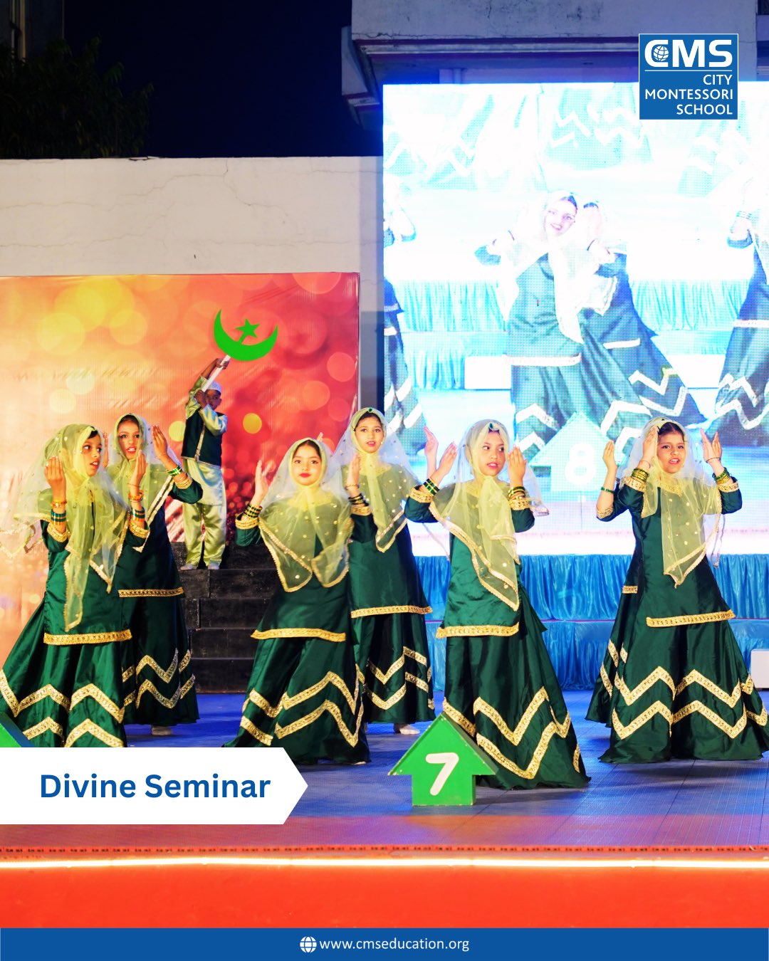 City Montessori School events - CMS Rajajipuram Campus I divine seminar.