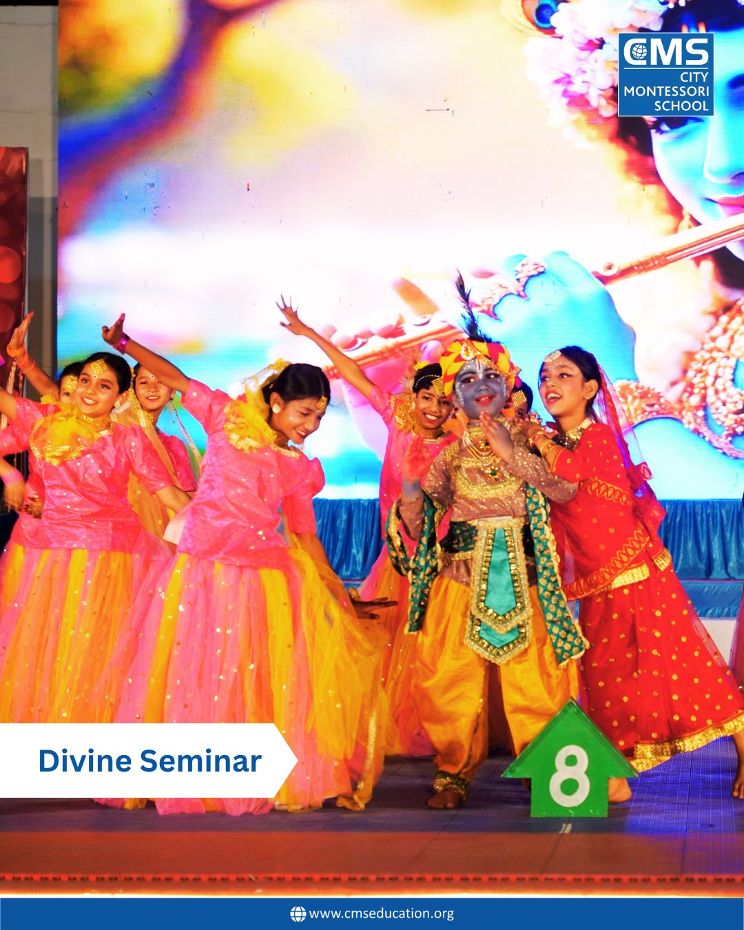 City Montessori School events - CMS Rajajipuram Campus I divine seminar.
