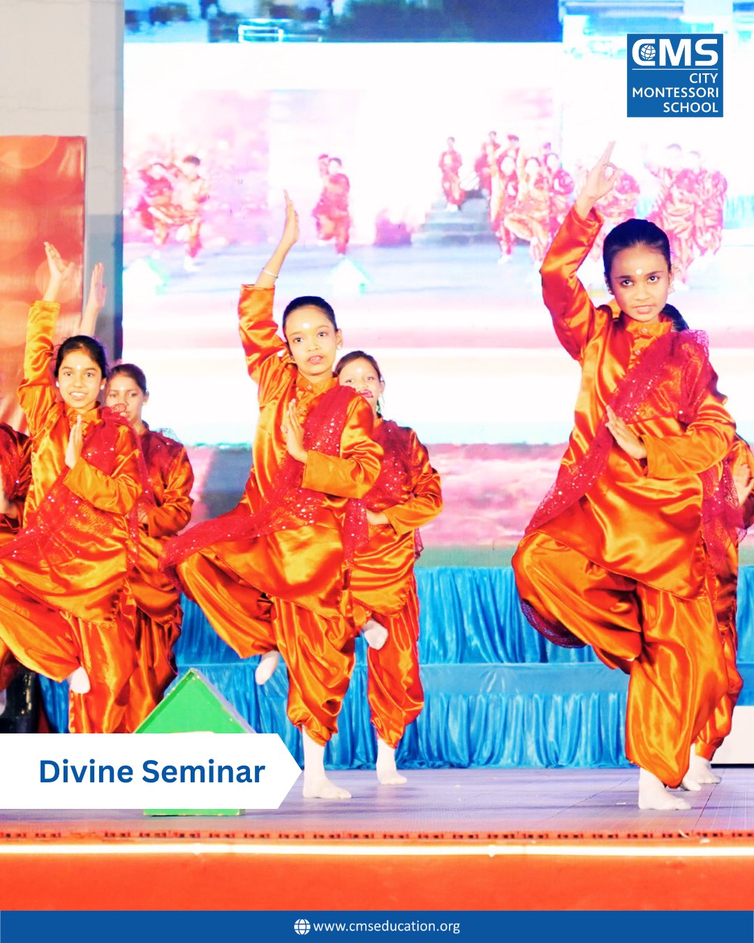 City Montessori School events - CMS Rajajipuram Campus I divine seminar.