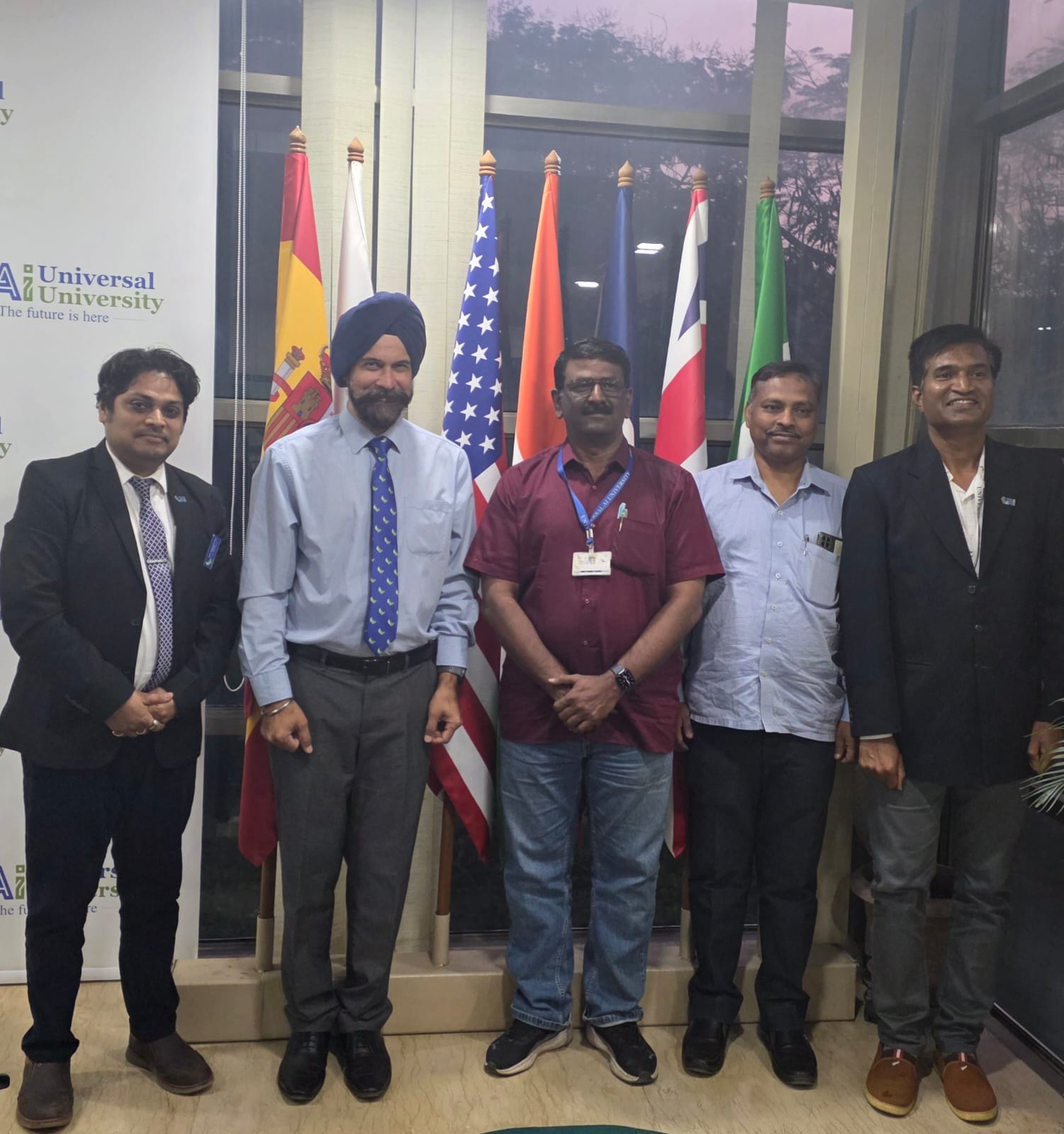 A proud moment at Universal Ai University 

Honoured to host top 2% scientists from Savitribai Phule Pune University—advancing research, innovation & collaboration 

#AcademicExcellence #UAi #FutureOfScience