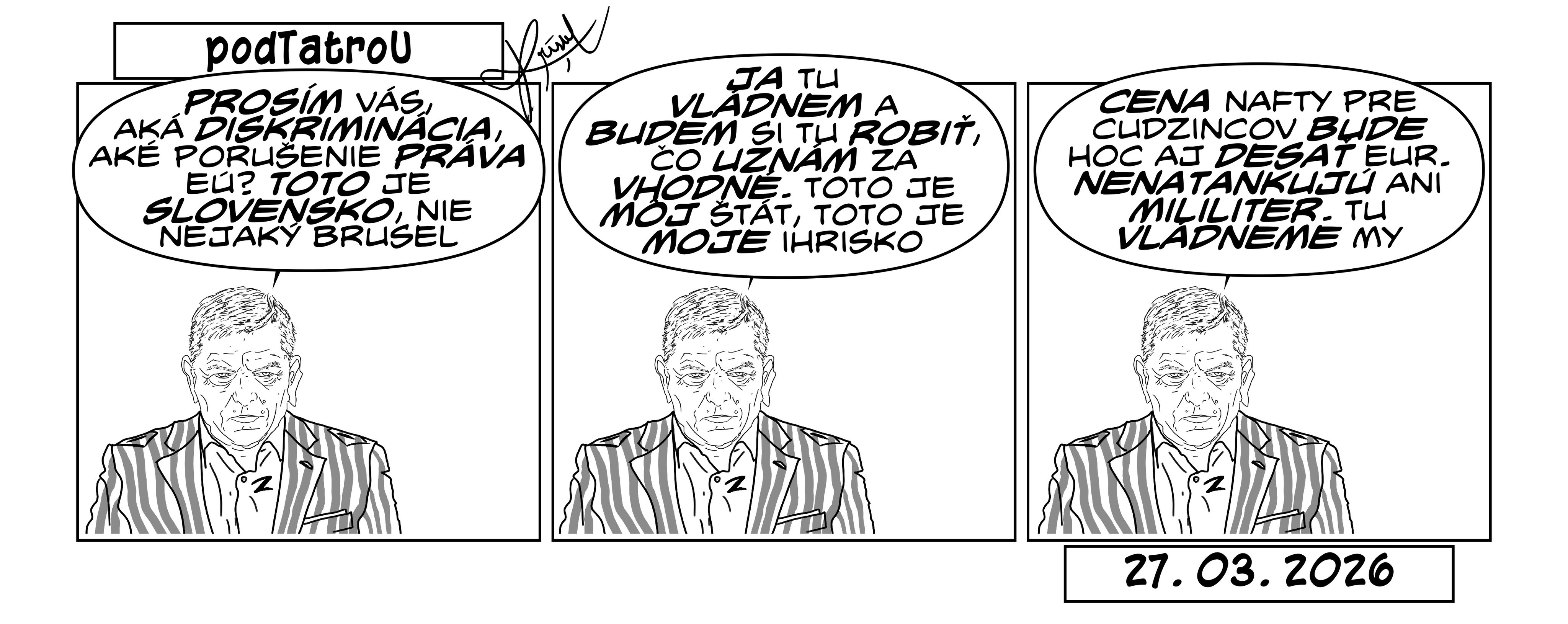 bruselu sa nepáči, že @podTatroU sú dvojaké ceny nafty. vraj je to diskriminácia občanov eú a porušenie európskeho práva. nonsens, to si tí európania nevšimli, že slovensko už dávno nie je európska krajina, ale hlasosmerácka čierna diera?
#fico #ficodolagru #slovensko