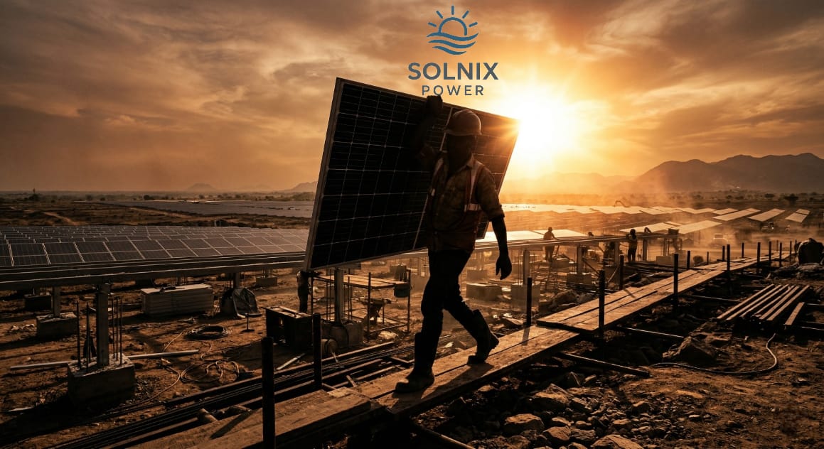 The future glows quietly.

Register Office: Solnix Power, 757, Makrampur, Paruldanga Road, Behind Layek Bazar Water Tank, Bolpur, Birbhum 731235, West Bengal; India.

Corporate Office: Solnix Power, Uttarnaraynpur Road, Above Mahindra Tractor Showroom, Bolpur, Birbhum 731204, West Bengal; India.

Contact: +91 81165 09369
Website: www.solnixpower.com,
Email address : contact@solnixpower.com.
#SolnixPower #GoSolar #SolarIndia #CleanEnergy #SolarSavings #SustainableLiving #Bolpur #Birbhum #SolarPanels #RenewableEnergy #GreenFuture #SolarForAll #SunPower #energyindependence
