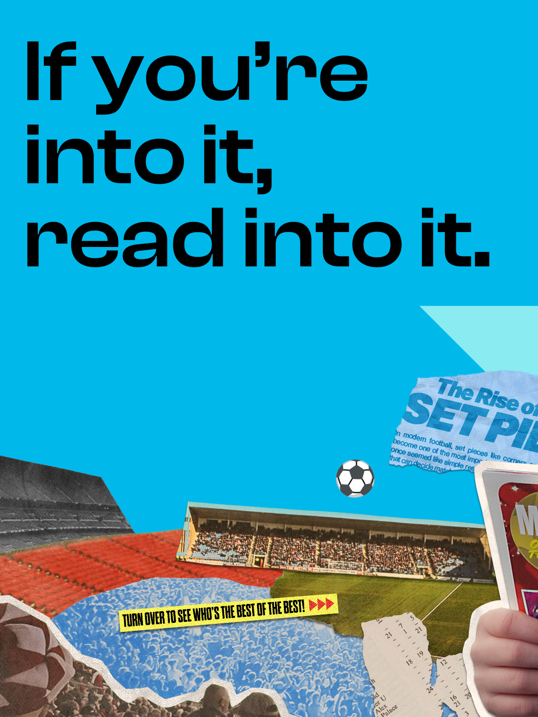 If you're into it, read into it.