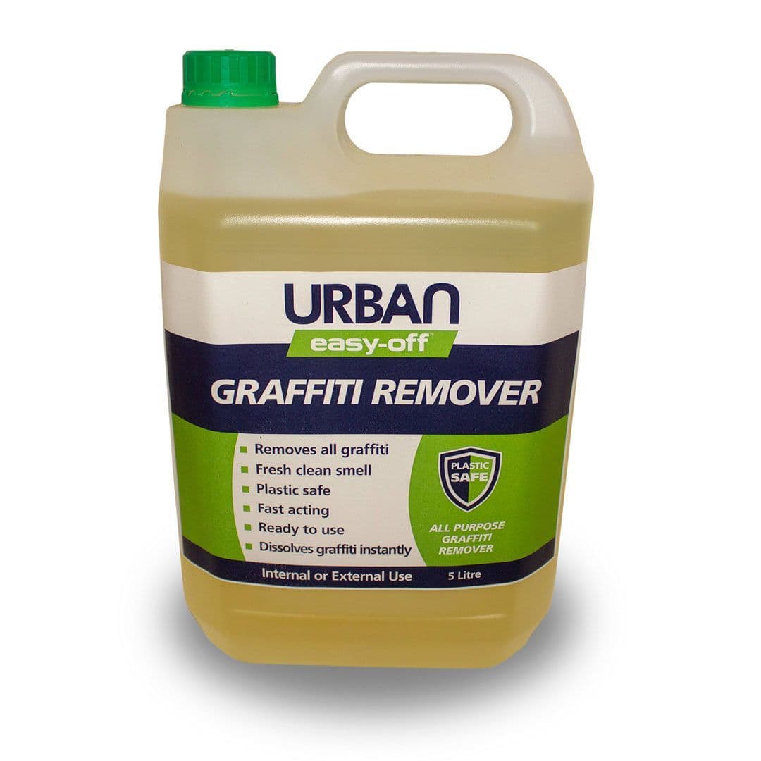 Graffiti Remover Container
Bulk Grafitti Remover | 5 or 25 Litre containers of Easy-off graffiti removing chemical | Safe to decant into your own sprays | Erases fresh graffiti quickly from most surfaces.