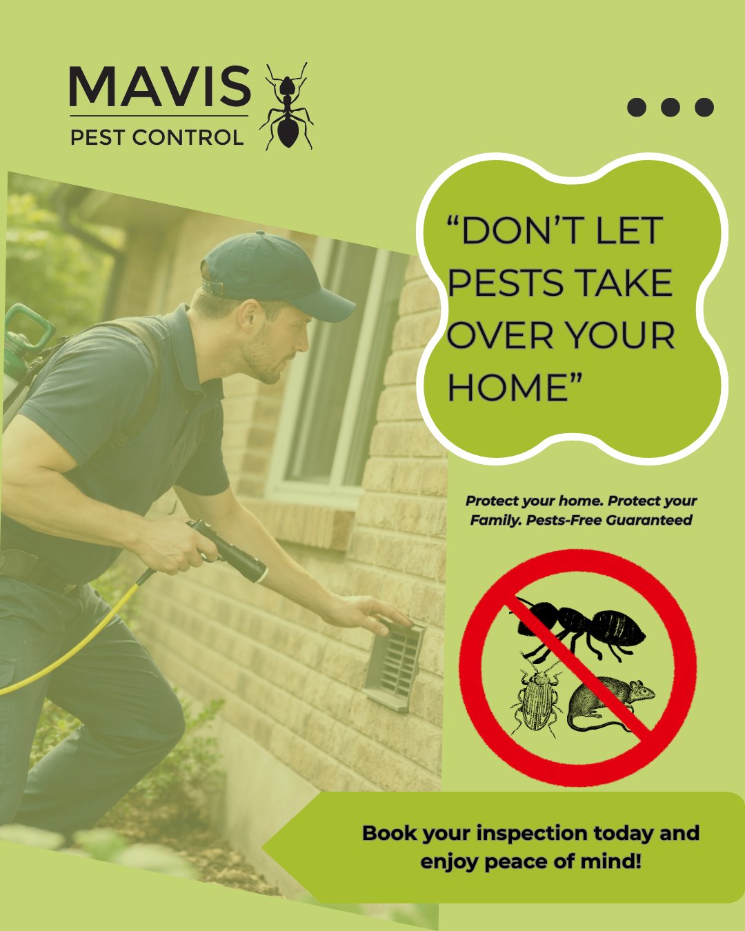 Mavis Pest Control technician carrying out a professional pest inspection and treatment for ants and rodents at a residential and commercial property in London and the South East. Expert pest control services for homes, businesses, landlords, and property managers, ensuring effective pest prevention, compliance, and long-term pest-free environments.