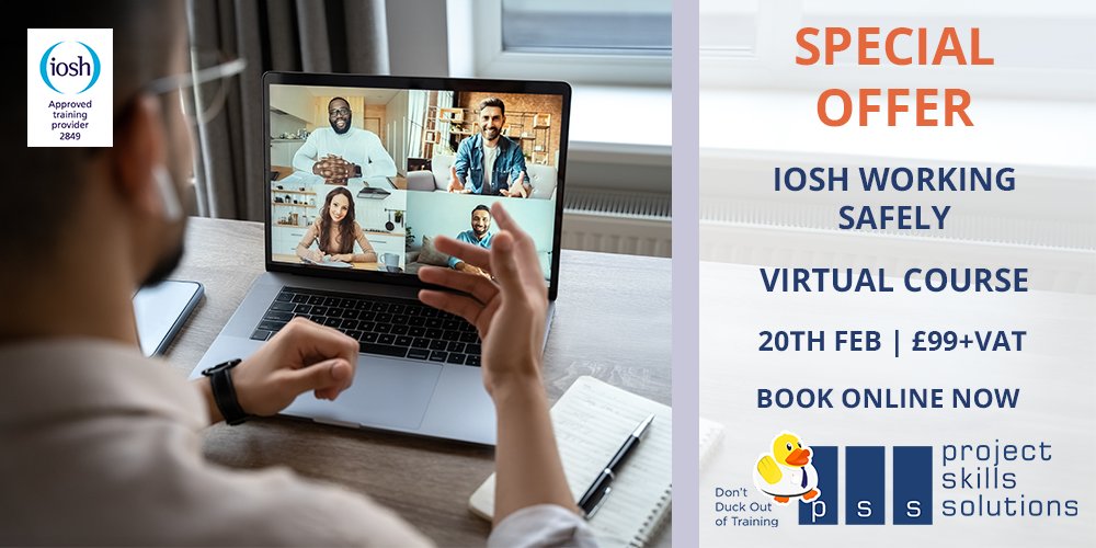 Live Online IOSH Working Safely Course