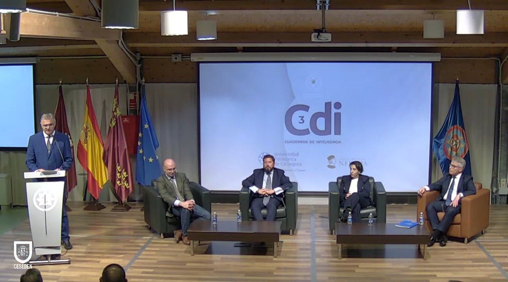 How can innovation transform intelligence and strengthen our ability to understand an increasingly complex strategic environment? 

Yesterday we attended the presentation of Intelligence Notebook No. 3, “Transforming Intelligence through Innovation”, held at the Polytechnic University of Cartagena (UPCT). Experts in defence, technology and strategic analysis explored how innovation and emerging technological capabilities are redefining the way we interpret information and make decisions in the fields of defence and security. 

The publication, led by CESEDEN and Universidad Nebrija, highlights the value of shared knowledge and the evolution of strategic analysis in addressing today’s challenges. 

You can watch the full session here: 
🔗 https://www.youtube.com/live/OdCjPjRgBlg?si=t1j0RicsJ0NrH_vD 

 