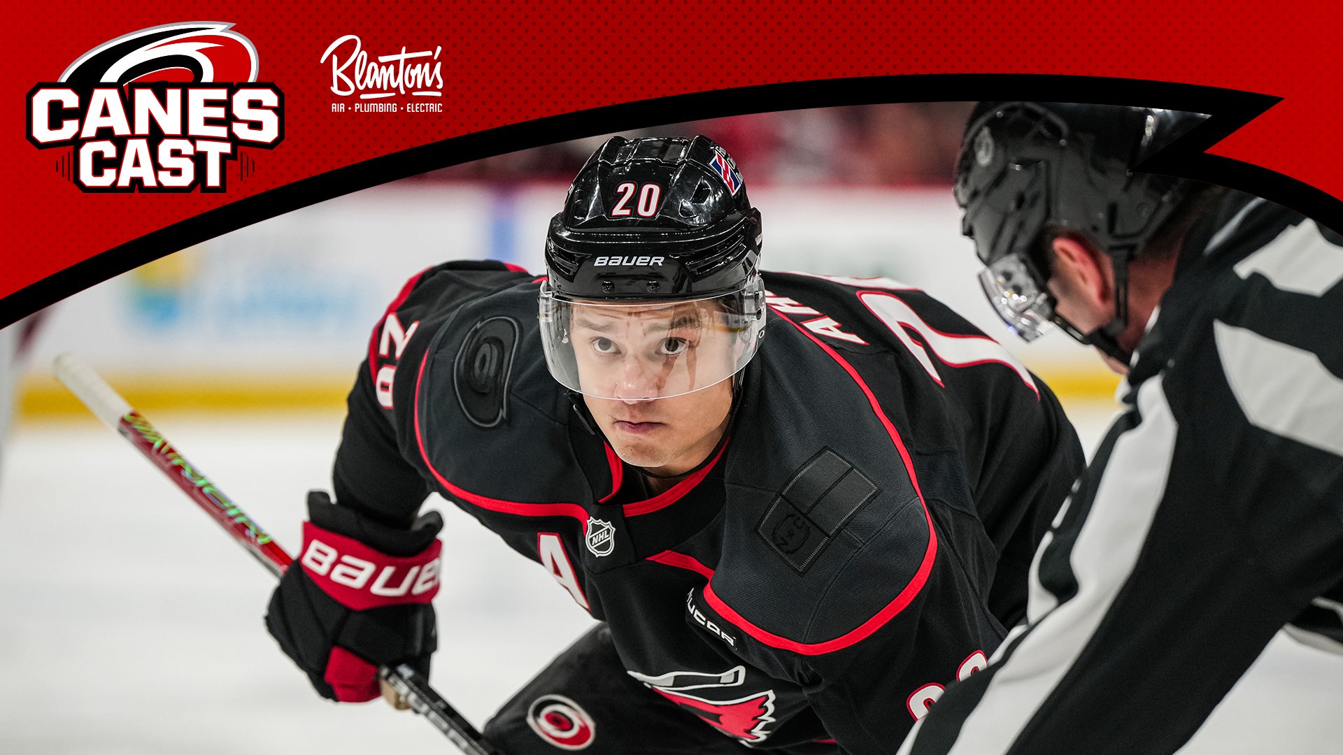 Graphic promoting the latest episode of Canes Cast