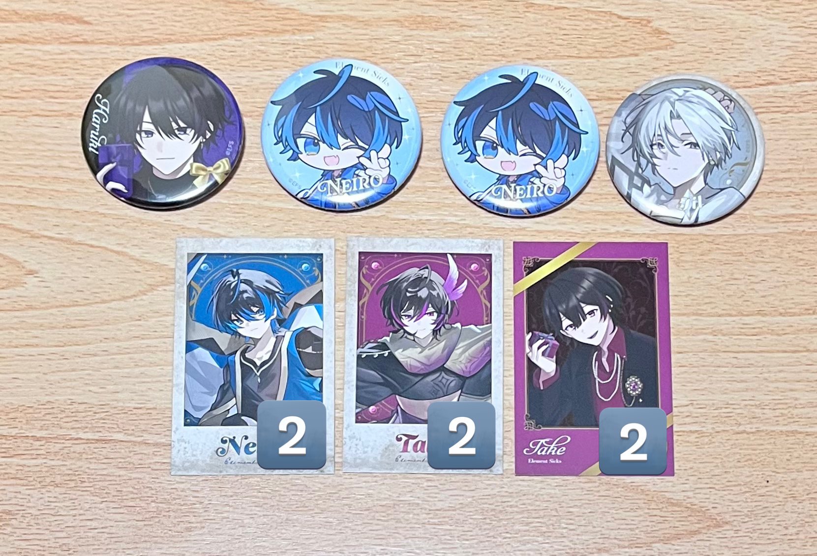 【買取り】
PayPay、郵送のみ対応

･缶バッジ＝0.05
･トレカ＝0.03