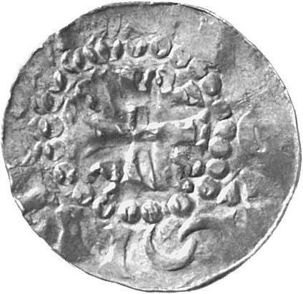 © Fritz Rudolf Künker GmbH & Co. KG, Osnabrück und Lübke & Wiedemann KG, Leonberg - Denar 1059-1072 Niederelberaum - 0,87 g Silber - Dannenberg  1290 var. - Exemplar der Fritz Rudolf Künker GmbH & Co. KG Auktion 93 Los 4499 - Zuschlag 95 EUR