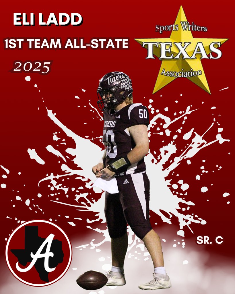 Arp HS football Eli Ladd 1st team All-State 2025