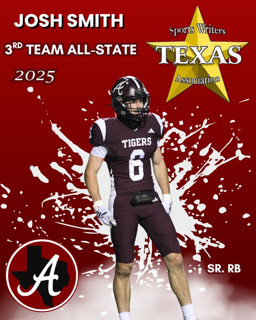 Arp HS football Josh Smith 3rd team All-State 2025