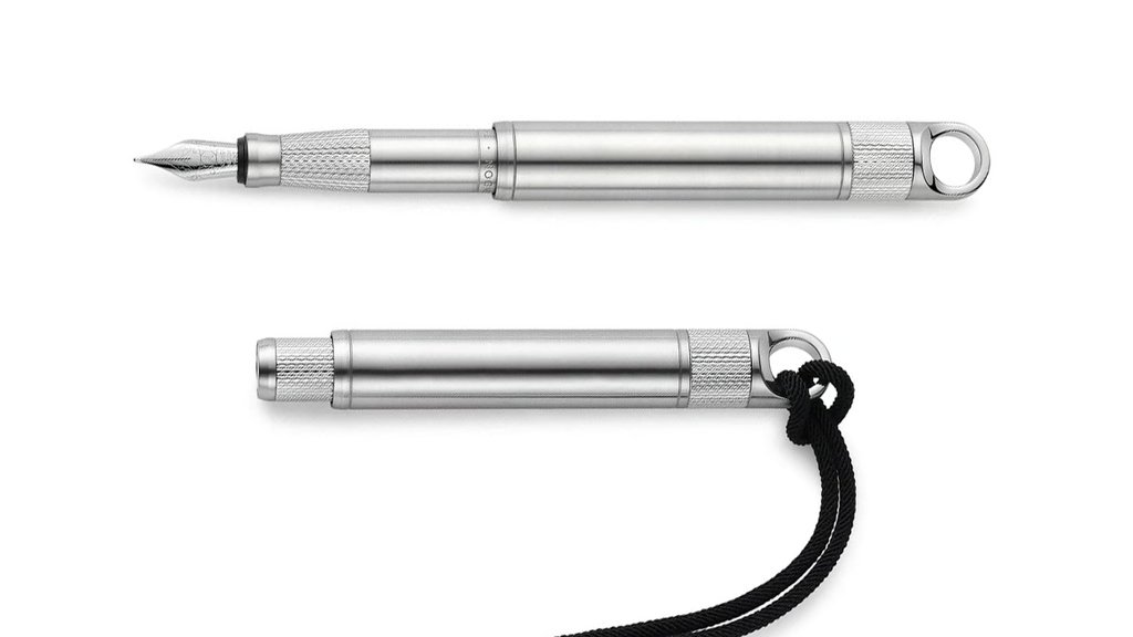 Thomas Slim Steel Fountain Pocket Pen Pre-Launch Kickstarter campaign