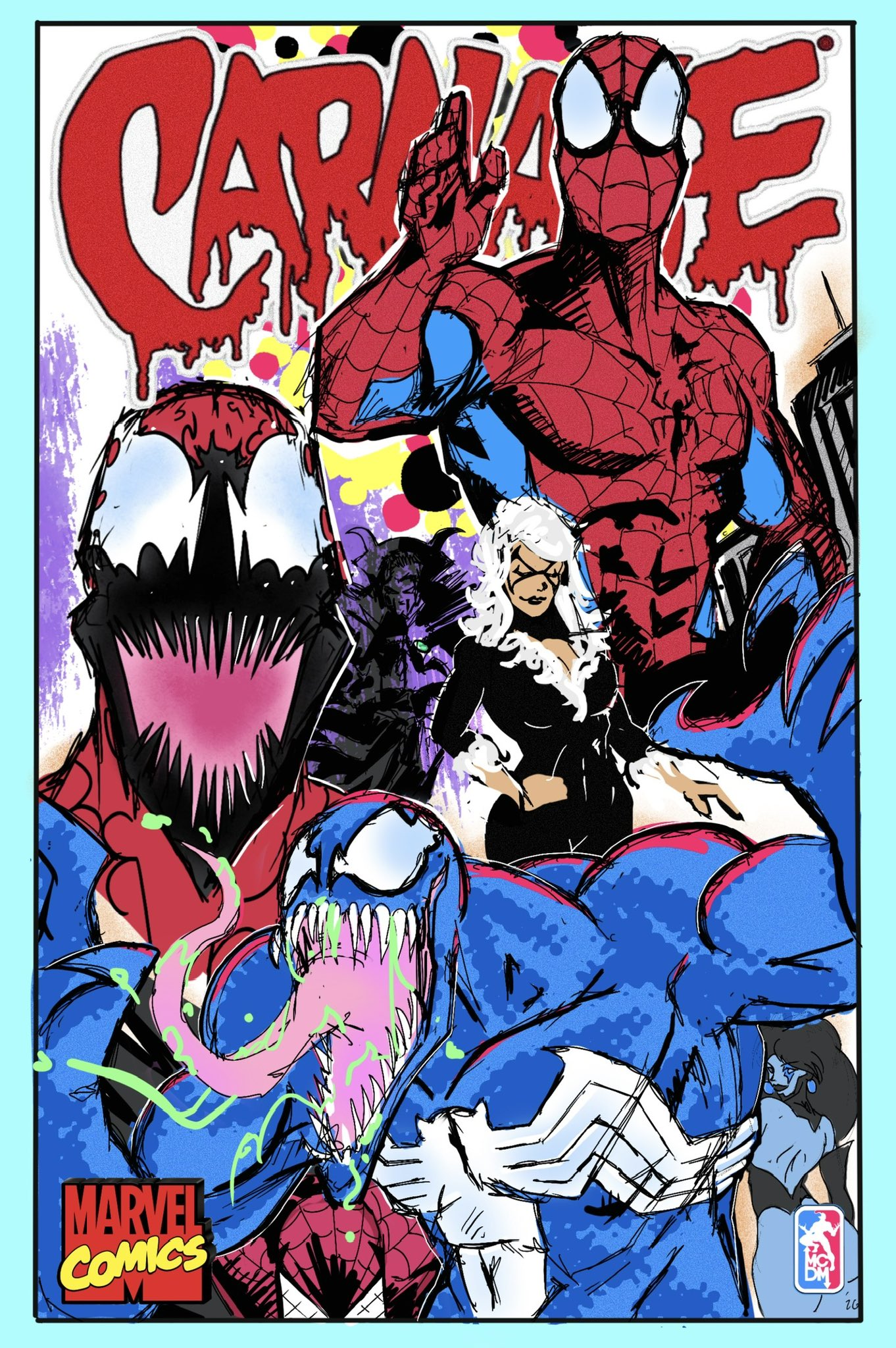 Art inspired by worlds finest / Dan mora / Tamra Bonvillain