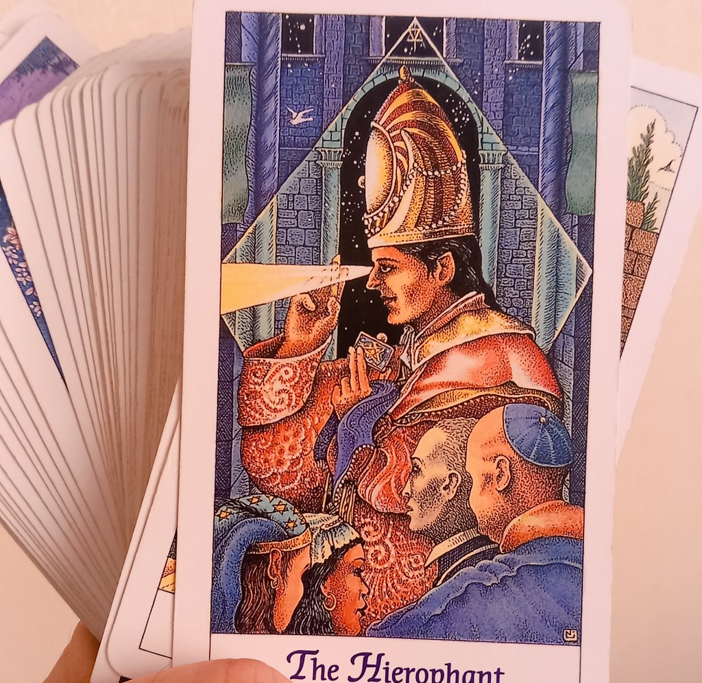 The Hierophant 
Cosmic Tarot 