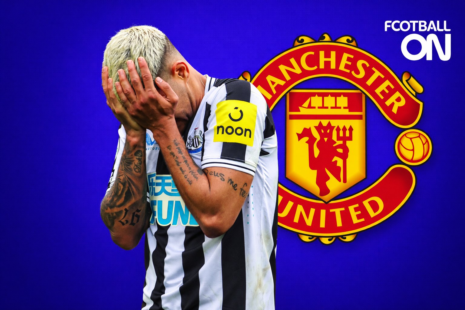 🚨 O Manchester United NÃO está mais considerando a contratação de Bruno Guimarães neste verão.