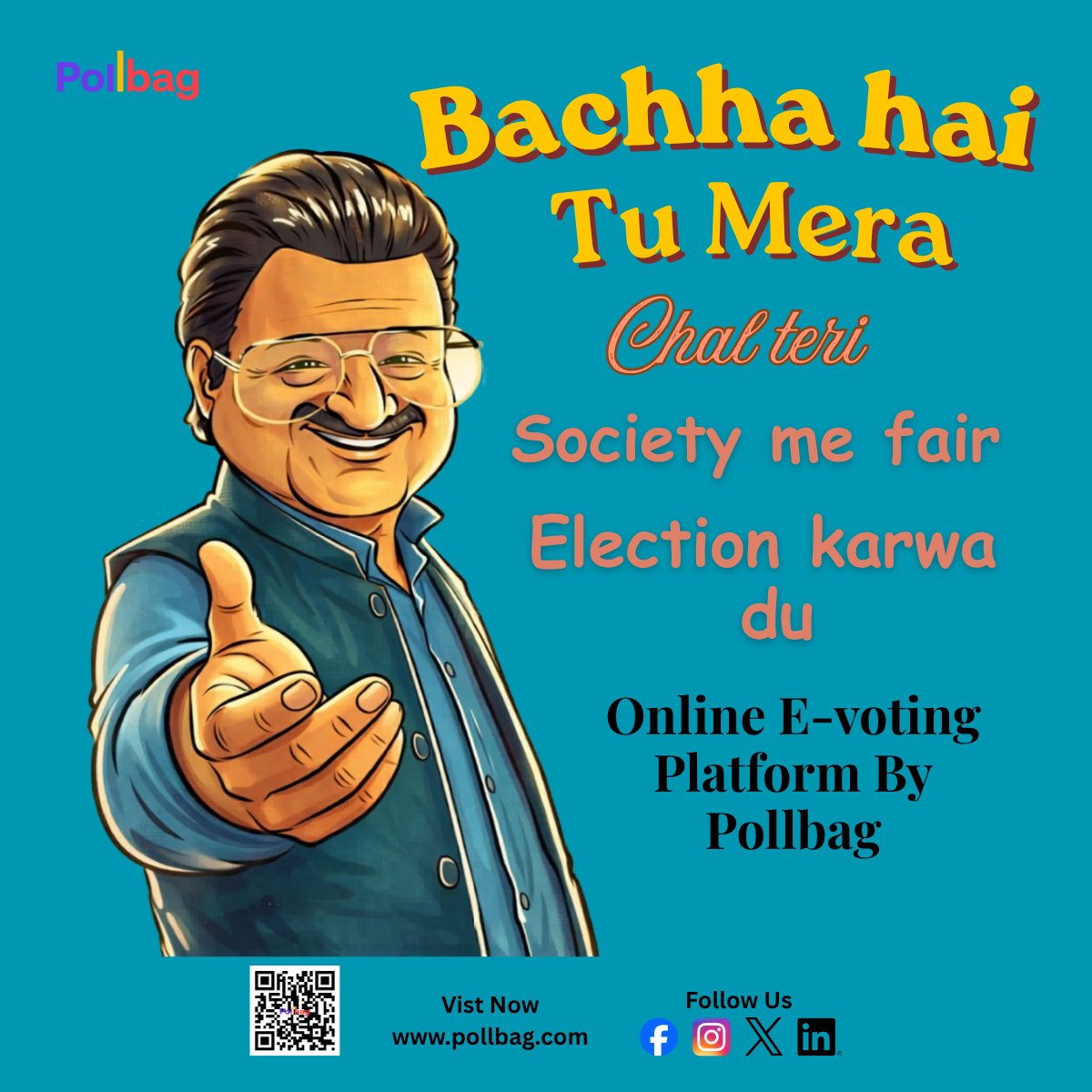Move your elections from manual to meaningful.
Managing elections manually can slow down decisions and create unnecessary complexity. Pollbag’s Online E-Voting Platform is built to simplify how organizations, societies, and institutions conduct elections. From setup to final results, everything runs through a clean and structured digital process.
Participants can vote without location barriers, while organizers get full control over the process in one place. Whether it’s internal elections, community voting, or institutional decision-making, Pollbag helps you run everything with better flow and clarity. Many organizations across India’s metro cities are already shifting to smarter voting systems.
Pollbag – Your Voting Partner.
https://pollbag.com
#OnlineVoting #EVotingIndia #DigitalPlatform #SmartElections #Pollbag