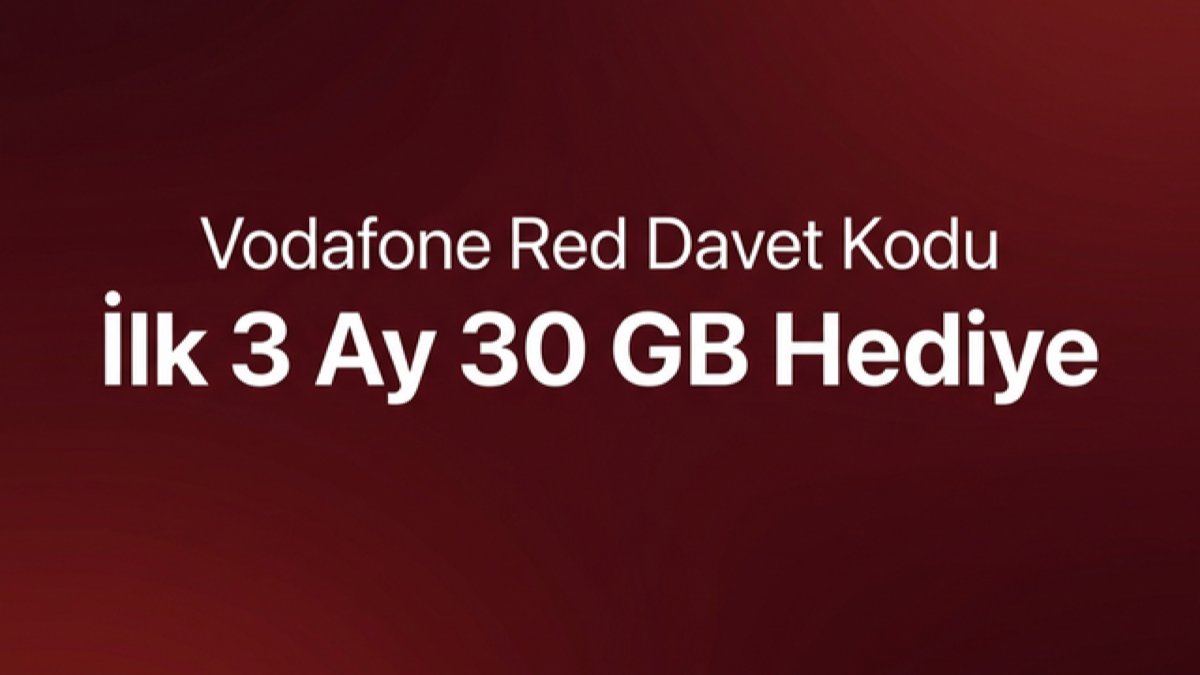 Vodafone Red kampanya görseli