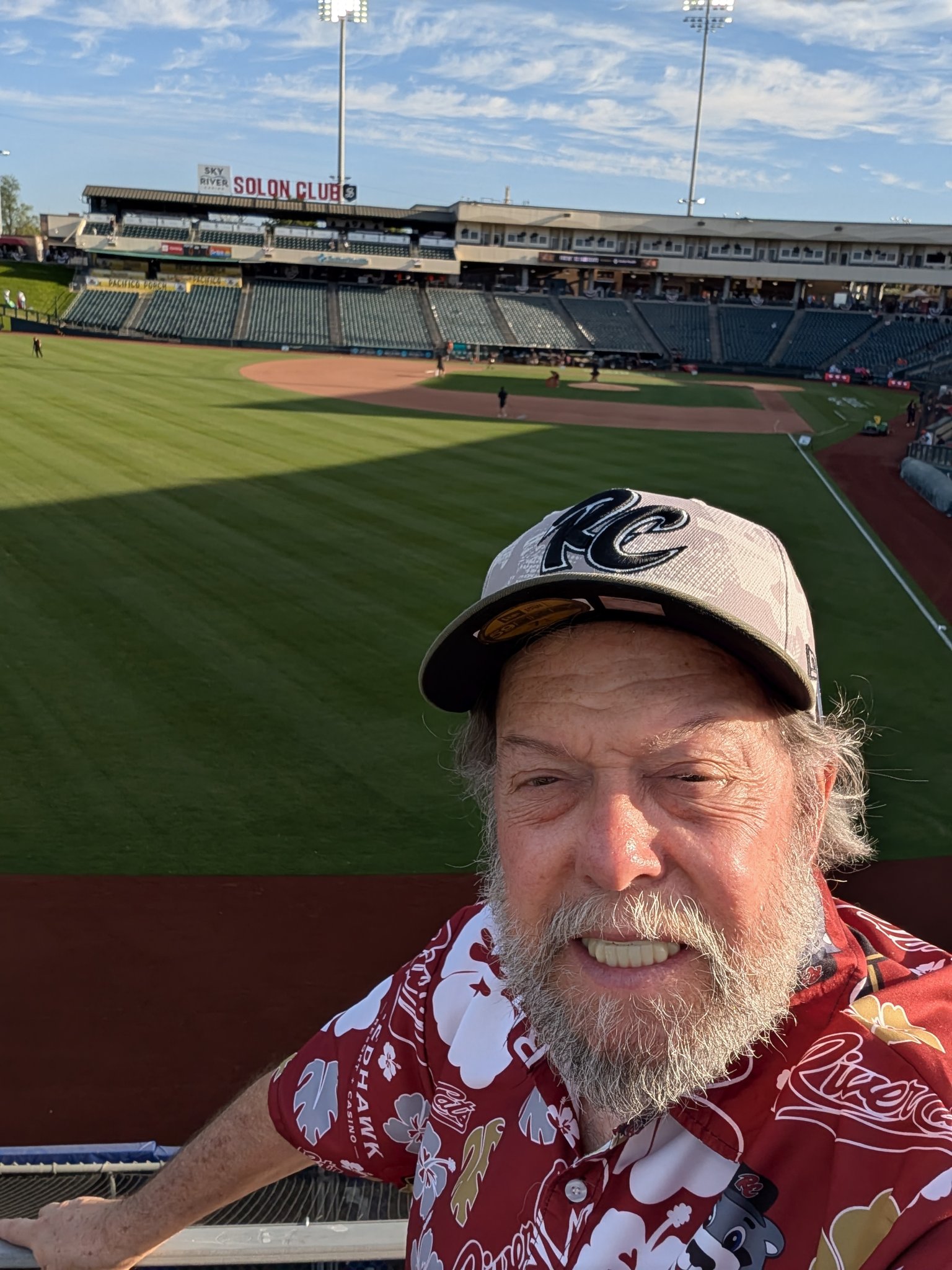 Mark Parshall at Sutter Health Park March 27 2026 