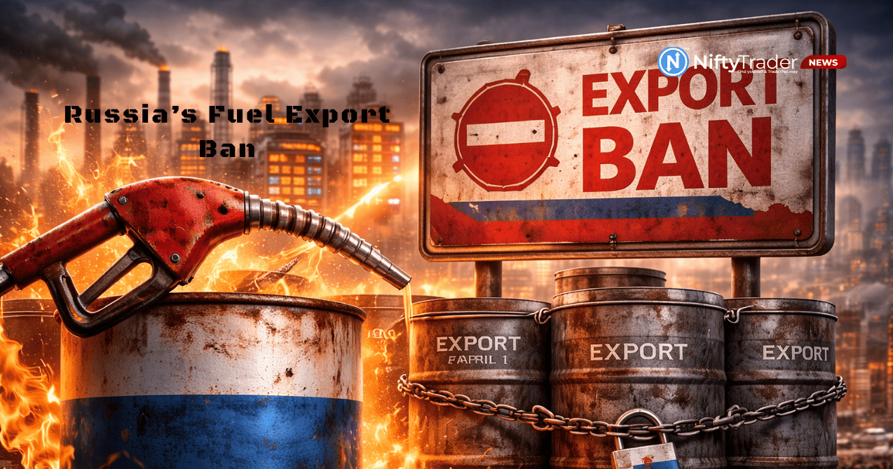Global Fuel Shock Incoming! Russia Plans Gasoline Export Ban From April 1 Amid Surging Oil Prices
Read More : https://www.niftytrader.in/markets/global-fuel-shock-incoming-russia-plans-gasoline/
#niftytrader #Russia #GasolineExportBan #FuelPrices #CrudeOil #OilMarket #EnergySupply #FuelCrisis #OilShock
