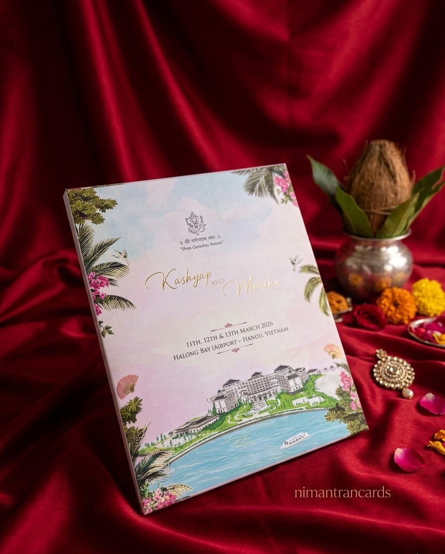 Custom Unique Wedding Card Design  in raja park jaipur