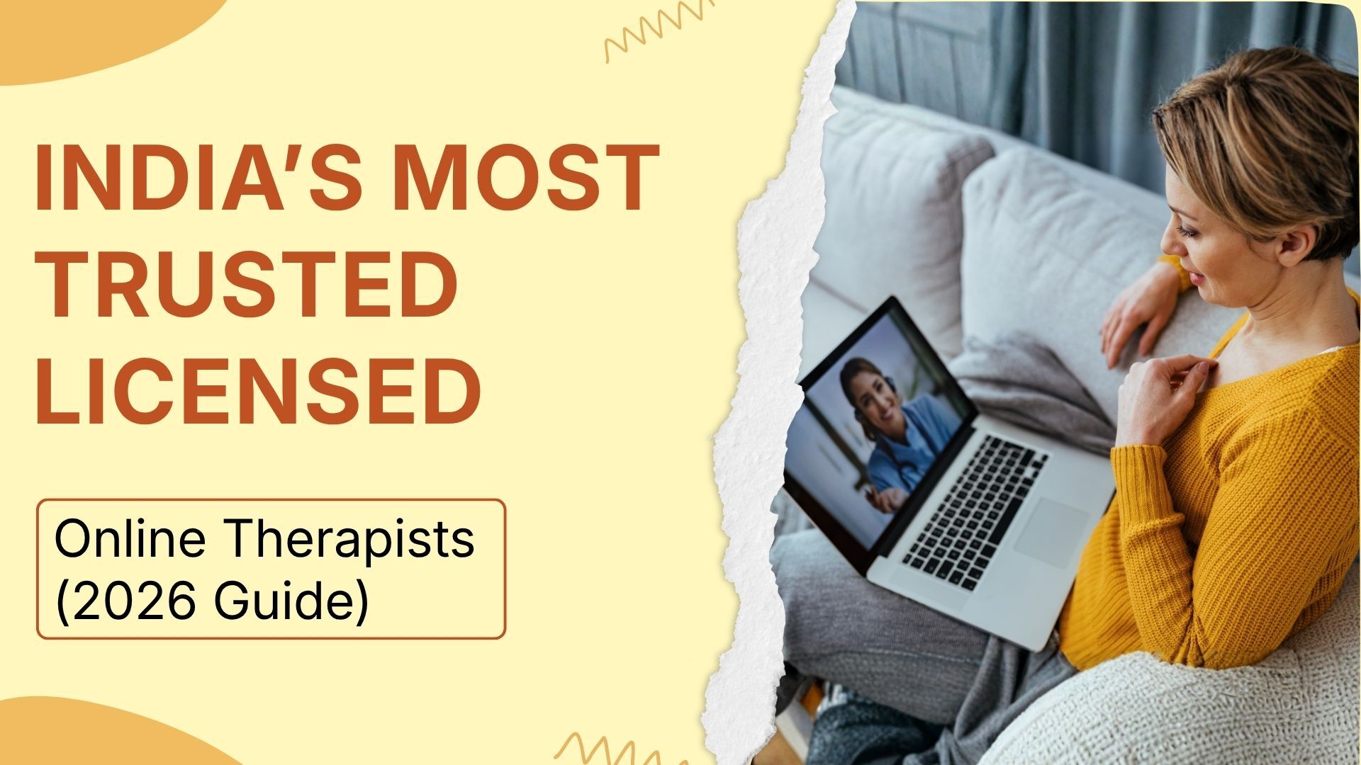 Choosing a licensed online therapist in India can feel confusing—but it doesn’t have to be 🧩
With so many platforms and professionals available, the real challenge is knowing who is genuinely qualified. This guide explains how to identify an RCI registered psychologist, what to expect from online therapy sessions, and how to avoid common mistakes people make when booking therapy online.
You’ll also learn the difference between therapists, counsellors, and clinical psychologists in India—so you can make an informed decision that actually supports your mental health journey.