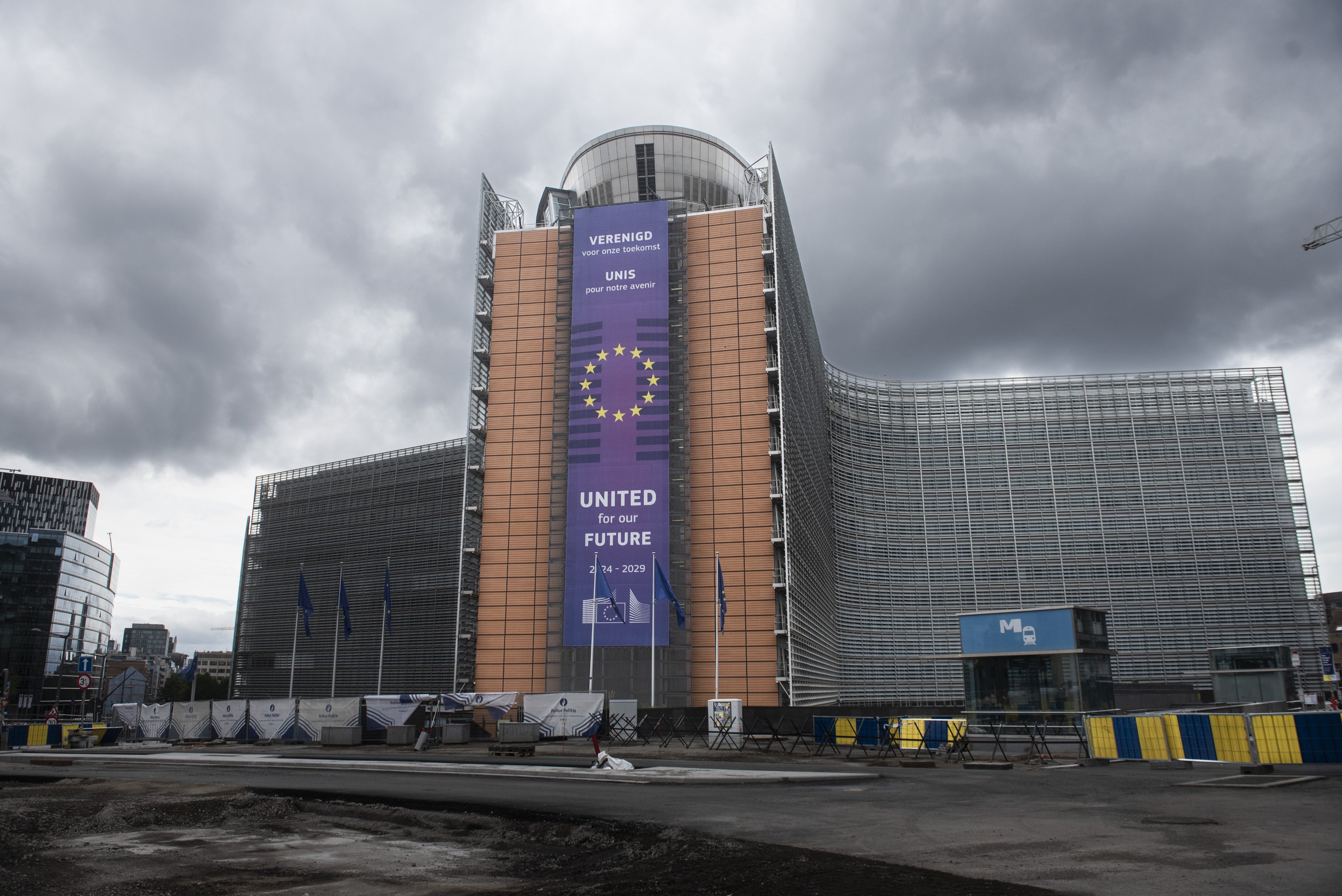 The Berlaymont building, the headquarters of the European Commission © PHOTO HANSLUCASCOLLECTION