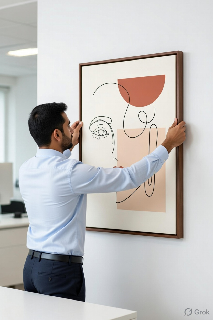 Buy Handmade Canvas Wall Paintings. Large canvas wall painting for living room, home and office decor.