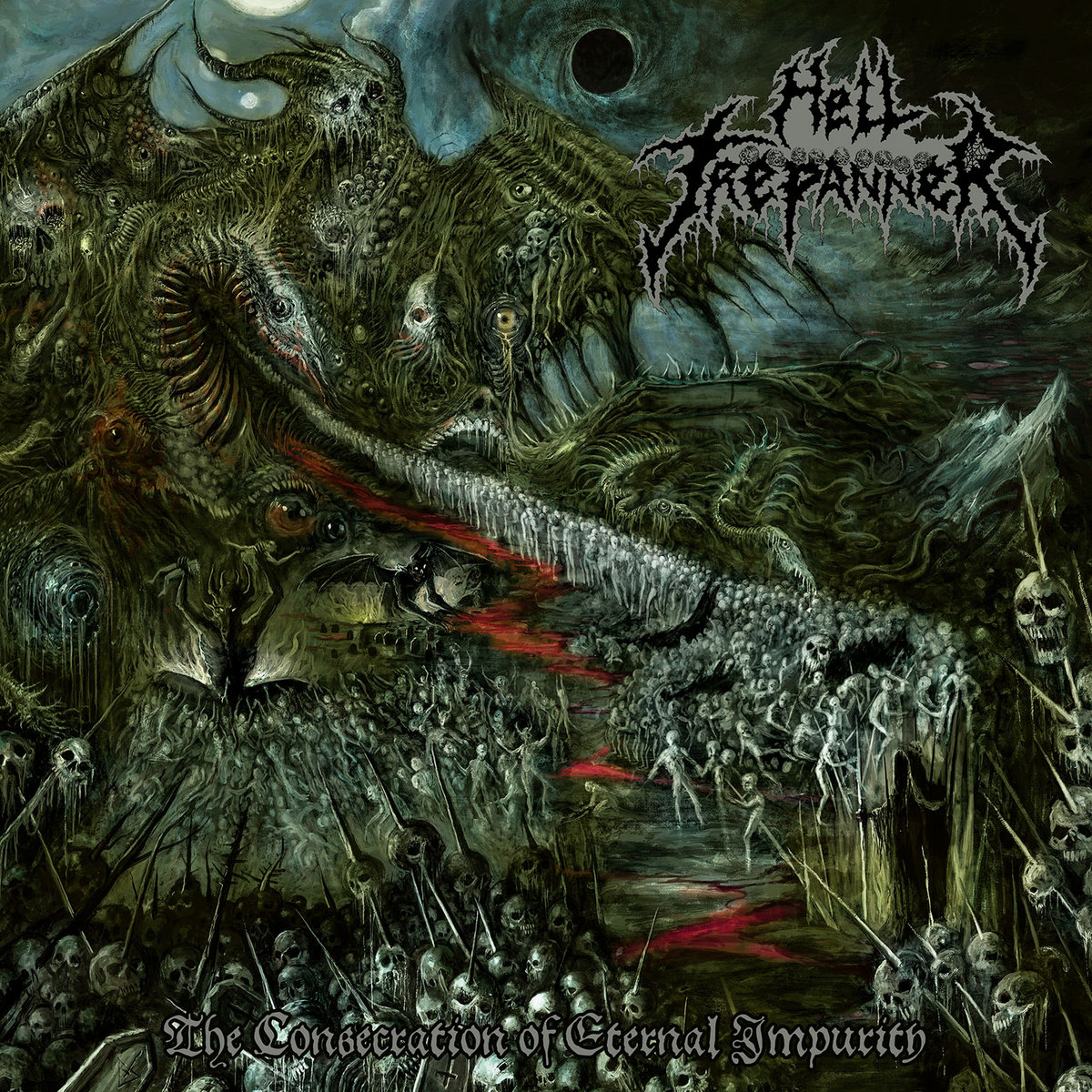 Old, dark, filthy death metal that’ll leave you with rotten stigmata! An ancient ritual for summoning terrifying forces! Recenze/review - HELL TREPANNER - The Consecration of Eternal Impurity (2026): https://www.deadlystormzine.com/2026/03/recenzereview-hell-trepanner.html #DeathMetal #helltrepanner #review #oldschooldeathmetal #newalbum #nowplaying .@Awakening_Rec .@GrandSounds .@FMisanthropia .@newmetalalbums1 .@DiscosDeath .@metal_incognito .@DMTMPromo .@thrashanddeath .@KMANRIFFSMetal .@riff_ofmetal .@DeathMetalNews .@orphe666 