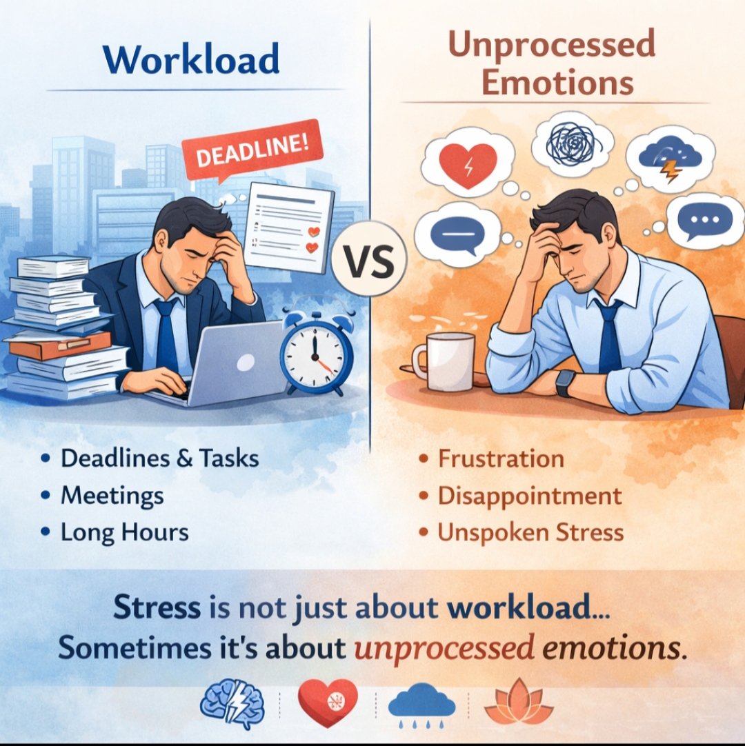 Stress Is Not Always Workload – It’s Unprocessed Emotions