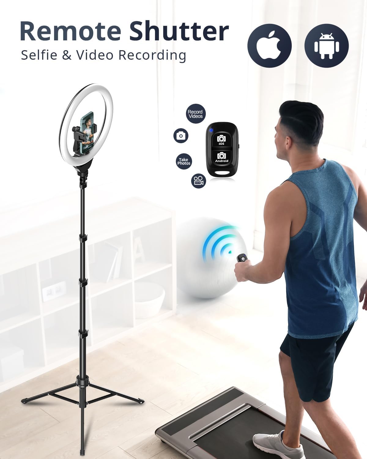 UBeesize 12'' LED Ring Light with 62'' Tripod Stand, Selfie Ring Light for Video Recording, Live Streaming, TikTok & YouTube, Compatible with iPhone & Android 
#am_amazon_associate
Price:    $29.06 
Price may change at any time and may only be accurate at time of post
#ad Get more info here -->    https://amzn.to/3Pz8sZB
•	【12” Powerful LED Ring Light with 240 LEDs】This upgraded 12-inch ring light features 240 high-efficiency LEDs delivering 10W of bright, stable lighting—about 25% more powerful than standard 10-inch models. Provides soft, even illumination that’s perfect for video calls, live streaming, makeup, photography, and content creation.
•	【Adjustable Brightness & 5 Color Temperature Modes】Customize your lighting with 10 brightness levels (10%–100%) and 5 color temperatures from 3000K to 6000K (warm to cool). Easily create the ideal lighting for different environments while reducing shadows and enhancing facial clarity.
