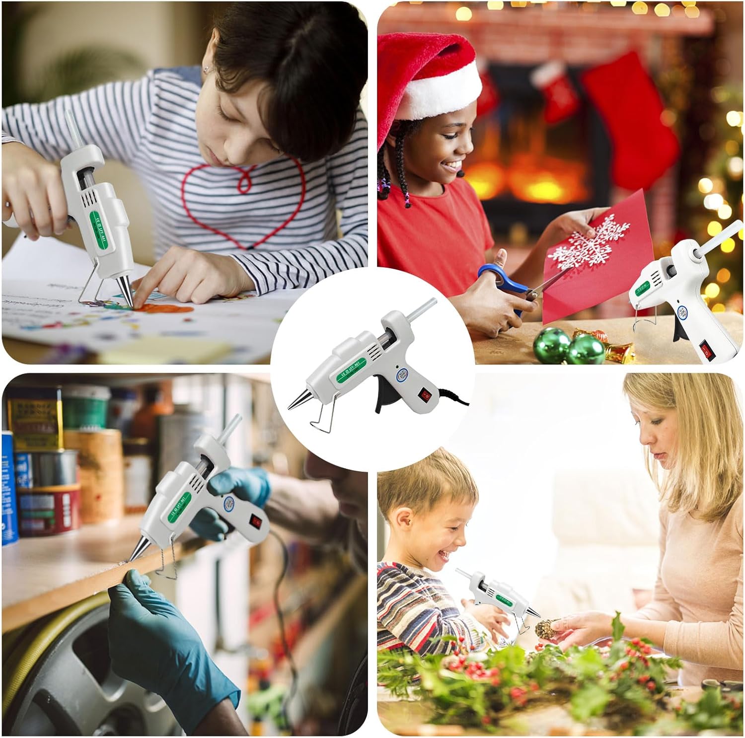 Mini Hot Glue Gun Kit with 30 Glue Sticks - Fast Preheating Hot Melt Gun, High Temp for School Crafts DIY Arts and Quick Home Repairs
#am_amazon_associate 
Price: $9.99 
Price may change at any time and may only be accurate at time of post
#ad Get more information here -->  https://amzn.to/4cchB23
•	Fast Heating】This mini hot glue gun heats up and releases glue within 1-3 minutes, fits φ0.28inch(7mm) glue sticks(Please note that the size of the hot glue gun and sticks set is small, please confirm the size of the glue gun and glue stick before purchasing).
•	【Safe & Easy to Use】Lightweight with ergonomic design handle and fold-up stand offers comfortable operation, includes on/off switch makes it safe for your children.
•	【Effortless Crafting】Just insert the glue sticks, connect your hot melt gun to the power, pull the trigger to heat up. Precision nozzle reduces waste and ensures controlled flow—ideal for detailed crafts and repairs.

